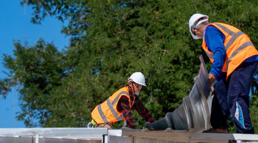 Professional metal roof installation in Adair, OK